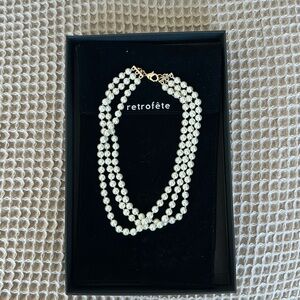 Retrofete pearl necklace